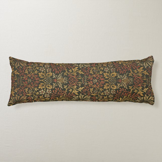 Coussins Longs Tapisserie du jardin de fleurs William Morris (Devant)