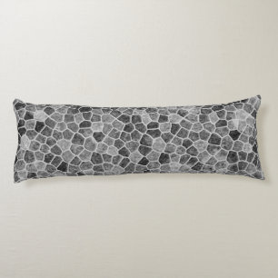 Coussins Longs Terrazzo Motif Pavé Gris Ultime Patchwork