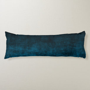 Coussins Longs Texture Ombrée Grunge Noir et Sarcelle