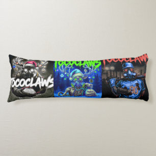 Coussins Longs TOCOCLAWS Biohazard Skeleton : Masque à gaz radioa