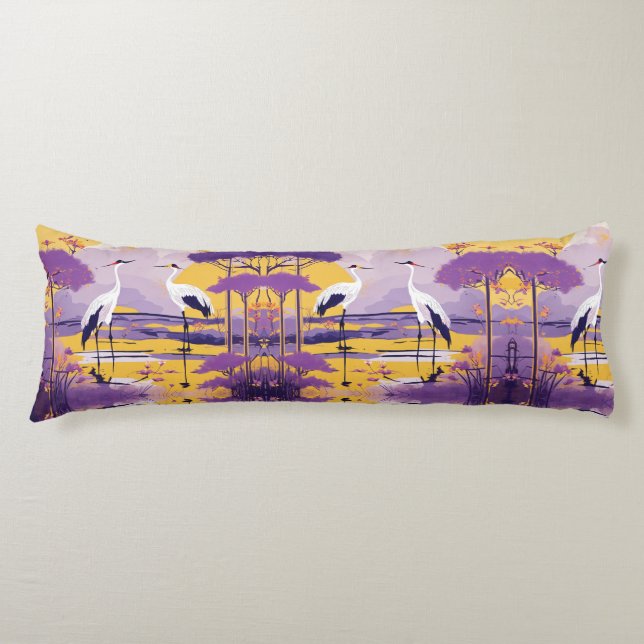 Coussins Longs Tranquillité plumée : Oiseaux Design Corps Oreille (Devant)