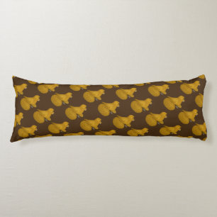 Coussins Longs Trumpeter Pigeon jaune