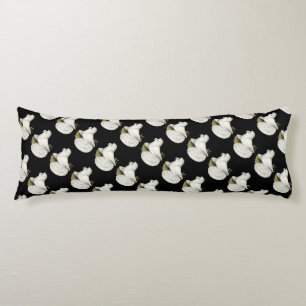Coussins Longs Trumpeter Pigeon White