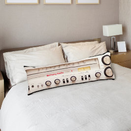Coussins Longs Tuner stéréo rétro