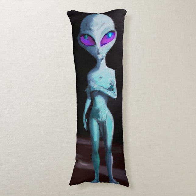 Coussins Longs Une amie alien (Devant (Vertical))