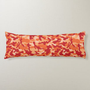 Coussins Longs Usine de camouflage d'abricot