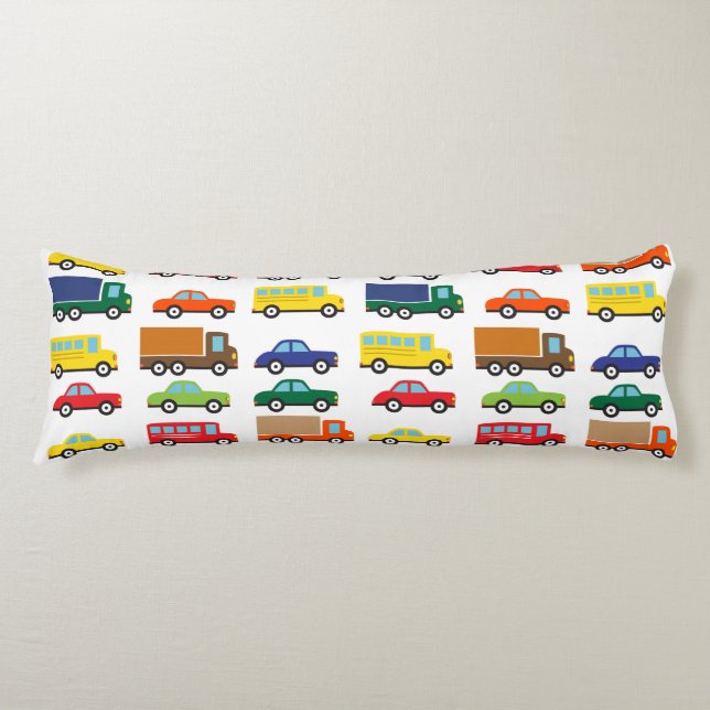Coussins Longs Véhicules de transport Enfants mignons (Devant)
