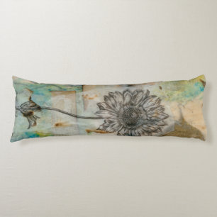 Coussins Longs Vellum Floral I