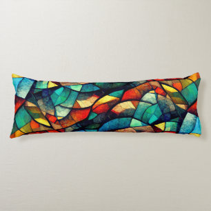 Coussins Longs Verre coloré en verre coloré Abstraction