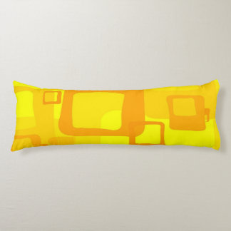 Coussins Longs Vibrant Sunshine Flow – Formes d'art abstrait mode