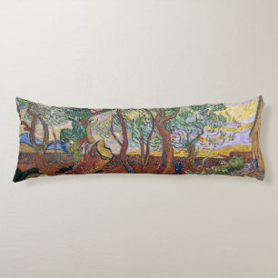 Coussins Longs Vincent van Gogh le jardin de l'hôpital de St