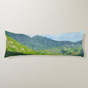 Coussins Longs Vue alpine de Transfagarasan – Art montagneux de R