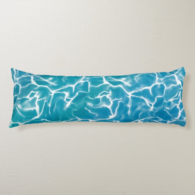 Coussins Longs Water bleu (Devant)