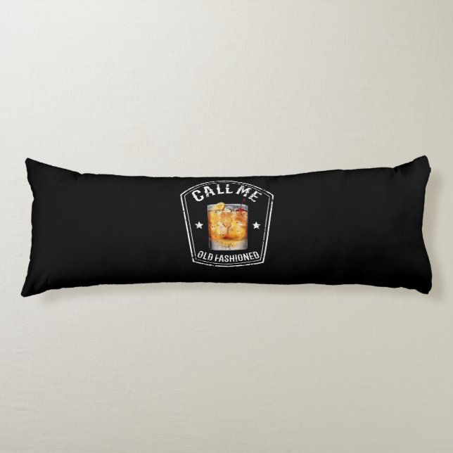 Coussins Longs Whiskey Calls Me Old Fashioned (Devant)