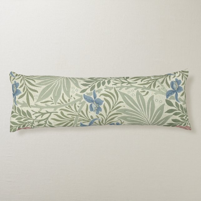 Coussins Longs William Morris Larkspur Fond d'écran floral (Dos)