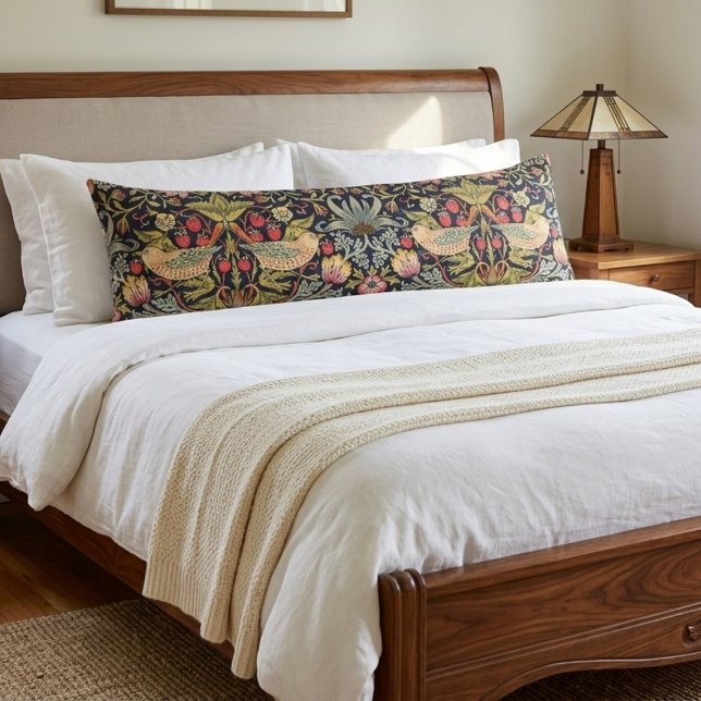 Coussins Longs William Morris Strawberry Thief Art (Créateur téléchargé)