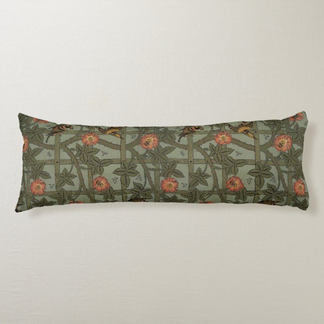 Coussins Longs William Morris Trellis Wallpaper Art (Devant)