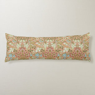 Coussins Longs William Morris Vintage bleu rose blanc vert