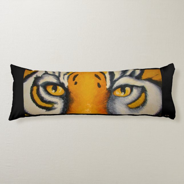 Coussins Longs Yeux de tigre (Devant)