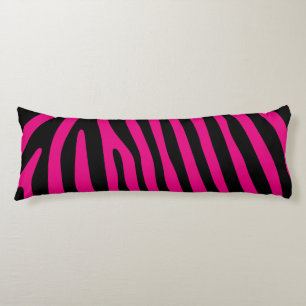 Coussins Longs Zebra rayures motif + votre arrière - plan & idées