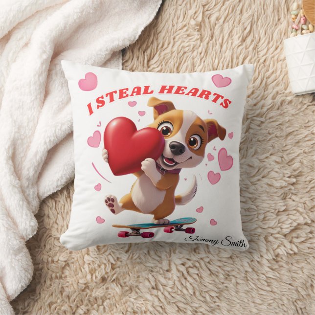 Coussins modernes de Saint Valentin pour les coupl (Couverture)