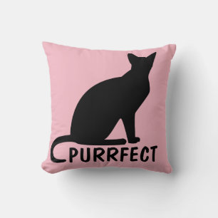 Coussins PURRFECT CHAT ROSE