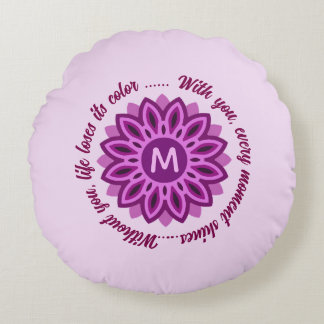 COUSSINS RONDS 2027 CADEAU MODERNE COLORÉ POUR FILLE SOEUR MAMAN