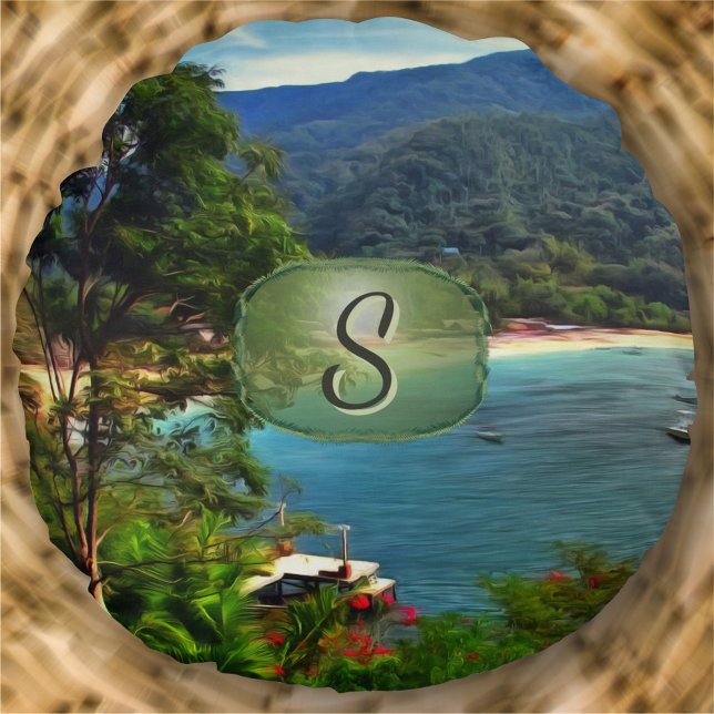 Coussins Ronds A Yelapa View 0828 (Créateur téléchargé)