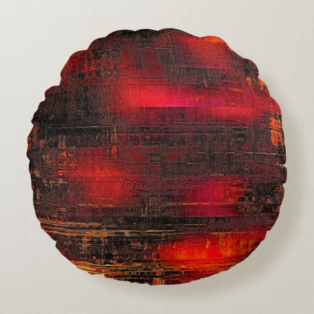 Coussins Ronds Abstract old background or faded grunge texture. W (Devant)