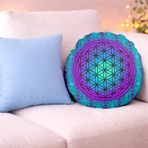 Coussins Ronds ADN sacré – Couleur du cœur