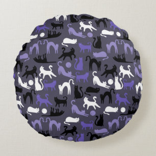 Coussins Ronds Adorable Yoga mignon Pots de chat