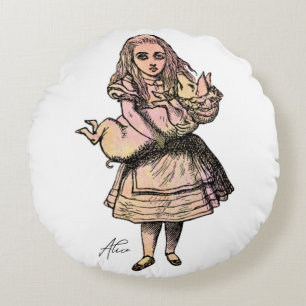 Coussins Ronds Alice vintage et porc