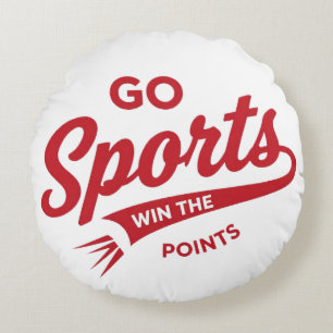 Coussins Ronds Allez Sports Gagnez les Points