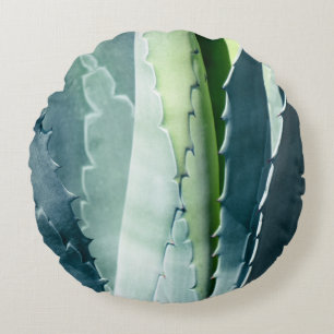 Coussins Ronds Aloe - Photographie de Macro Fine Art