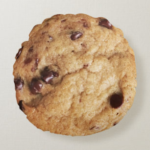 Coussins Ronds Amant de gâteau aux pépites de chocolat