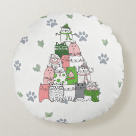 Coussins Ronds Amène-toi un petit Noël de Furry !
