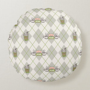 Coussins Ronds AMIS™ Motif de Jacquard Perk Central