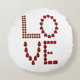 Coussins Ronds Amour