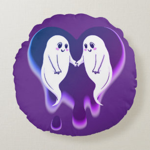 Coussins Ronds Amour fantomatique