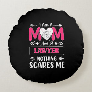 Coussins Ronds Amusant Avocat Maman, Avocat Maman