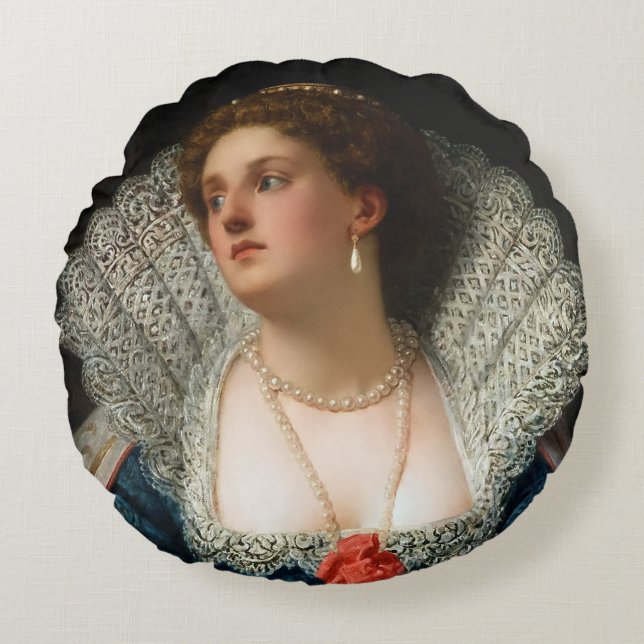 Coussins Ronds Amy Robsart par William Frederick Yeames (Devant)