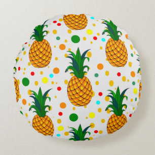 Coussins Ronds ananas 2 jetez oreiller