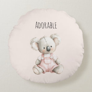 Coussins Ronds Animal Mignon Ours Koala