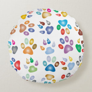 Coussins Ronds Animal prismatique prismatique