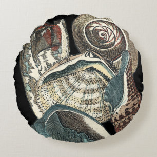 Coussins Ronds Anthologie des coquillages