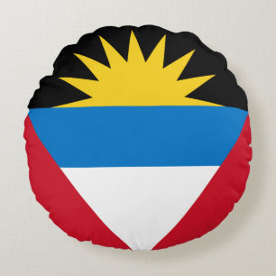 Coussins Ronds Antigua et Barbuda Flag