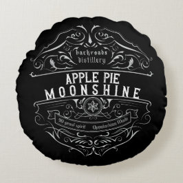 Coussins Ronds Appalachia Moonshine Étiquette