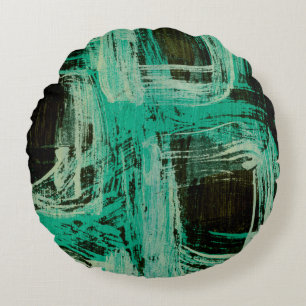 Coussins Ronds Aquamarine Windows I