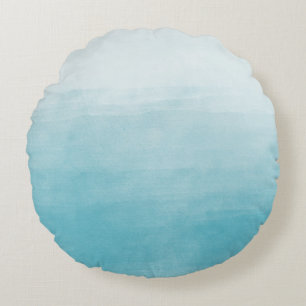 Coussins Ronds Aquarelle Ombre de bonheur d'Aqua