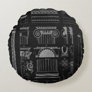 Coussins Ronds Architecture graphique IV